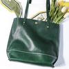 Genuine Leather Tote Bag, Large Capacity Casual Commuting Handbag, Simple Ladies' Bag, Underarm Bag