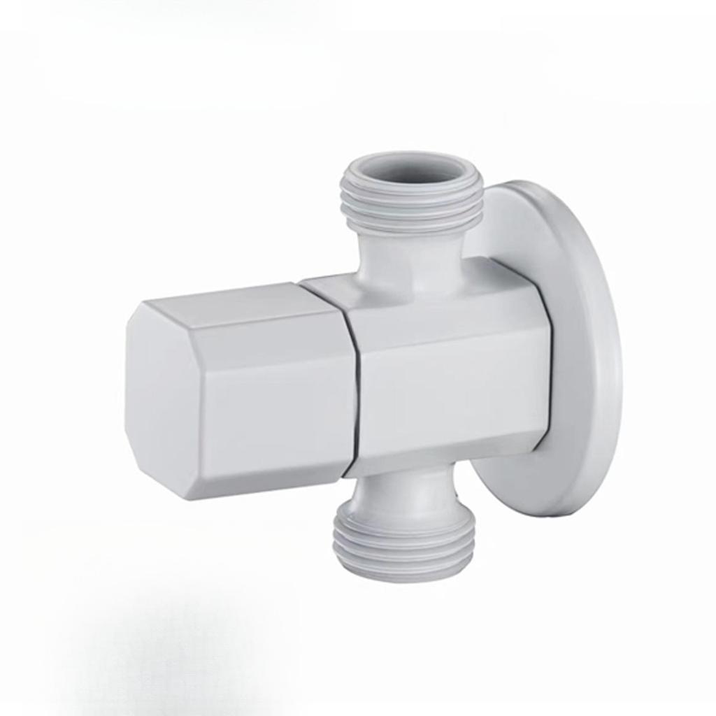 1/2'' European Triangle Valve Hot and Cold Water Stop Universal Retro Angle Valves All Copper Toilet Bathroom