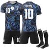 Soccer Uniform Set, Short Sleeve Football Jersey and Shorts Sportswear Kit for Training, Matches and Team Activities