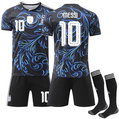 Soccer Uniform Set, Short Sleeve Football Jersey and Shorts Sportswear Kit for Training, Matches and Team Activities