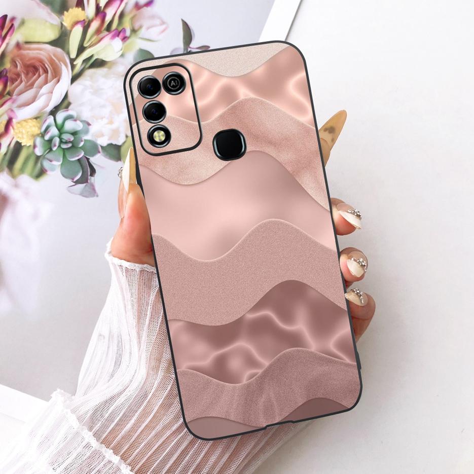 For Infinix Hot 11 Play Case Stylish Butterfly Tree Painted Cover Soft TPU Phone Case For Infinix Hot 10 Play X688C X688B Fundas