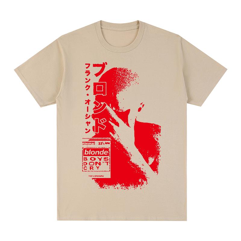 

Frank Blond Hip Hop tshirt Rapper Harajuku Streetwear Vintage Cotton Unisex T shirt New TEE TSHIRT Womens tops 3XL