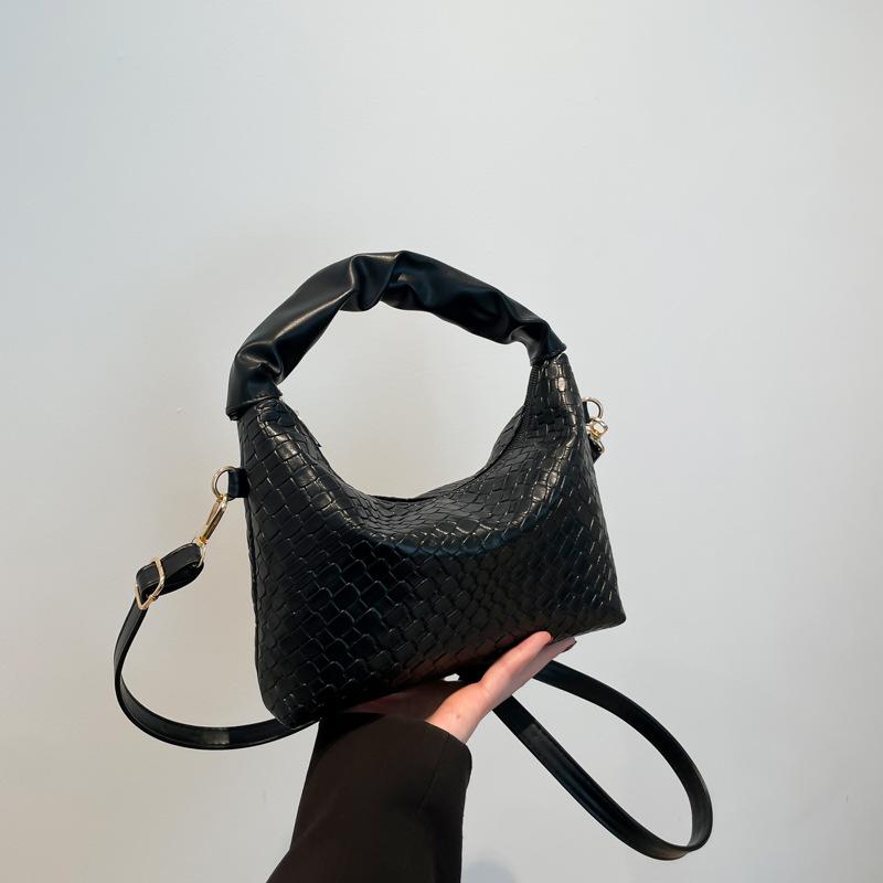 

Сумка через плечо на одно плечо, подмышечная сумка, мини-сумка для женщин, модная сумка-пельменная сумка для женщин чёрный