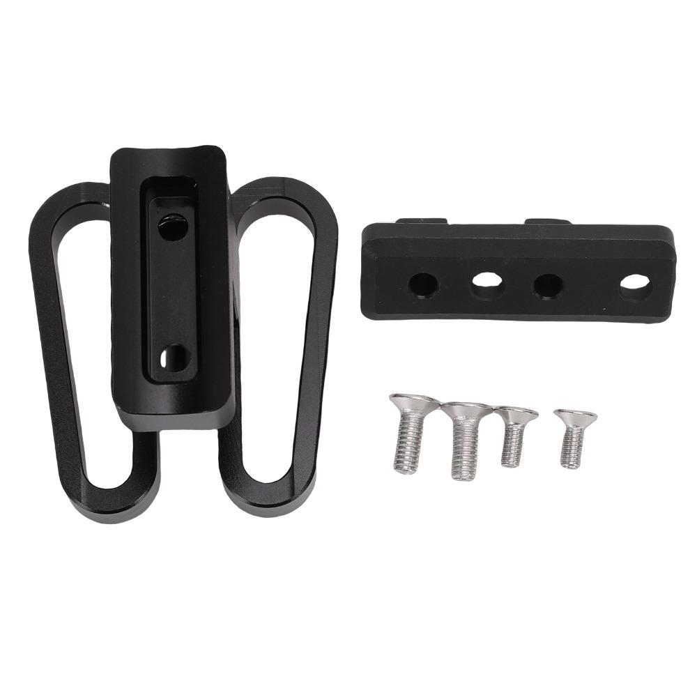 Black Bike Front Carrier Block for Brompton/ DAHON Style Folding Bikes