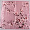 BYSIFA Pink Damen Quadratische Schals Hijabs Bedruckt Mode Elegant Damen Satin Seidenschal Kopftuch Luxus Süßer Halsschal