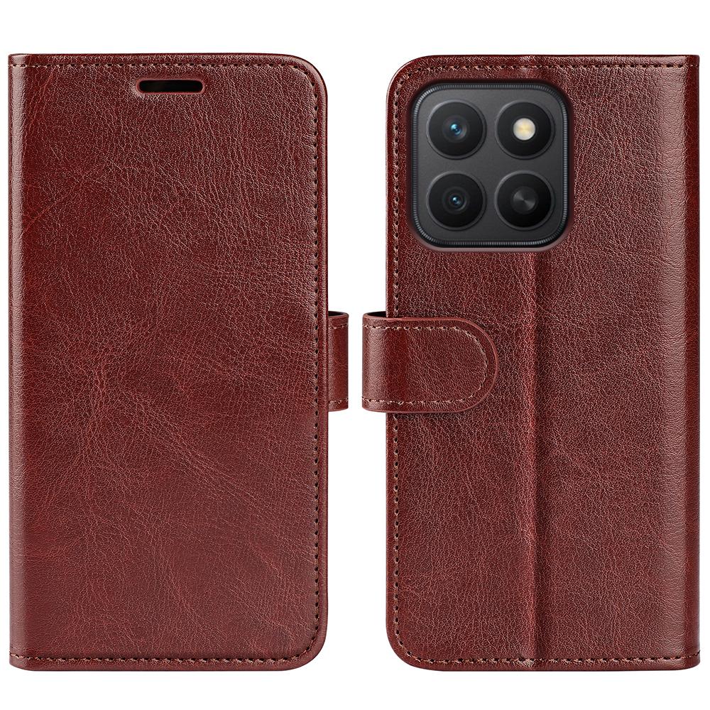 Etui dla Honor X8c 4G Tekstura Crazy Horse Stojak Skórzane Pokrowiec na Telefon