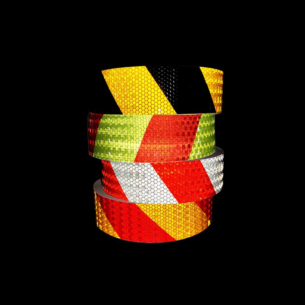 Wasserdichtes reflektierendes Twill-Klebeband, Sicherheitswarnaufkleber für den Straßenverkehr, Fahrzeugsicherheitsreflektoren