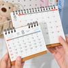 Simple Coil 2026 Desk Calendar Portable Desktop Decoration Mini Calendar Schedule Planner Gifts