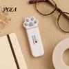Stylish Pill Storage Container Portable Box, Cute Cat Paw Design, with Sealed Buckle Lid, Moisture-Proof Dustproof 3 Compartment Organizer,