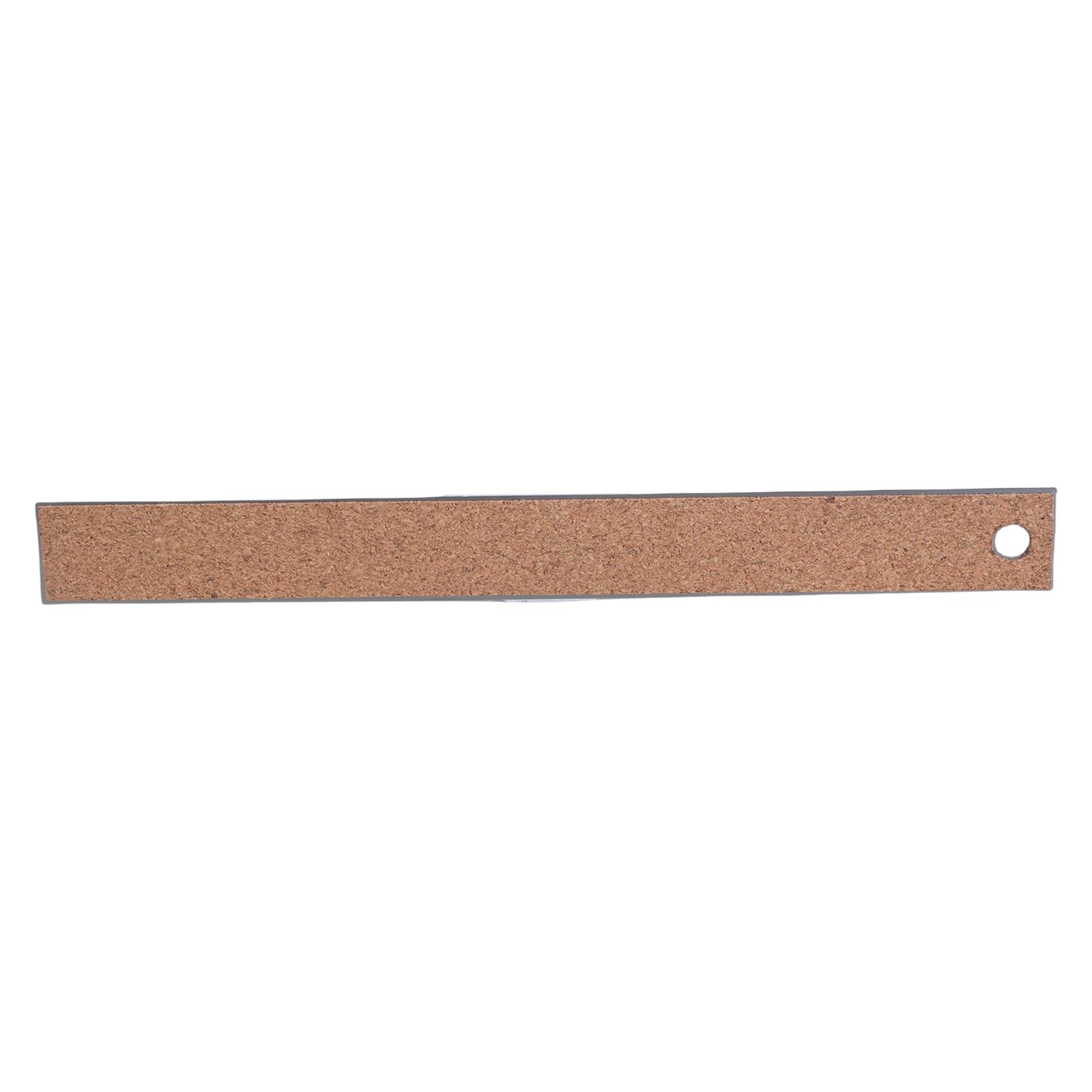 

12 Inch Stainless Steel Ruler Non Slip Cork Backing for Students and Office Use with Clear Centimeter Markings