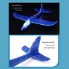 Large Foam Glider with LED Lights EPP Hand Throw Airplane Toy for Kids Outdoor Flying Toy for Boys Girls Crash-Resistant Outdoor Play Gift for