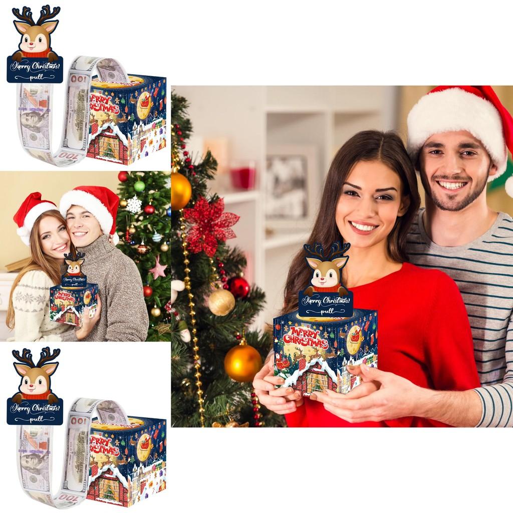 Weihnachten Weihnachtsmann Geschenkbox Mit Tiefblauer Farbe Für Feiertags-Partydeko