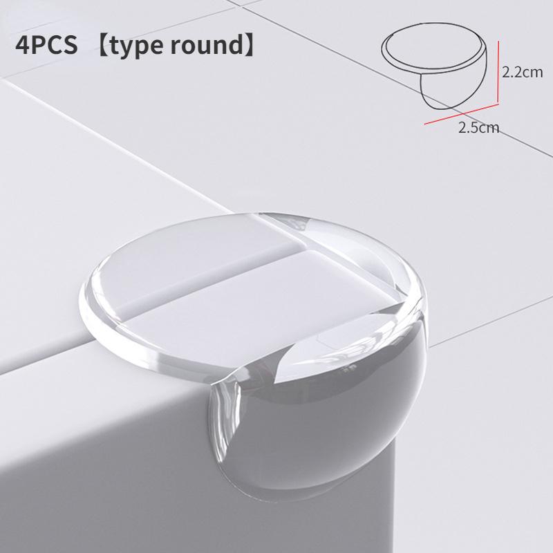 

4Pcs Silicone Corner Protector for Children Baby Safety Table Edge Protection Cover Child Anticollision Table Corner Edge Guards