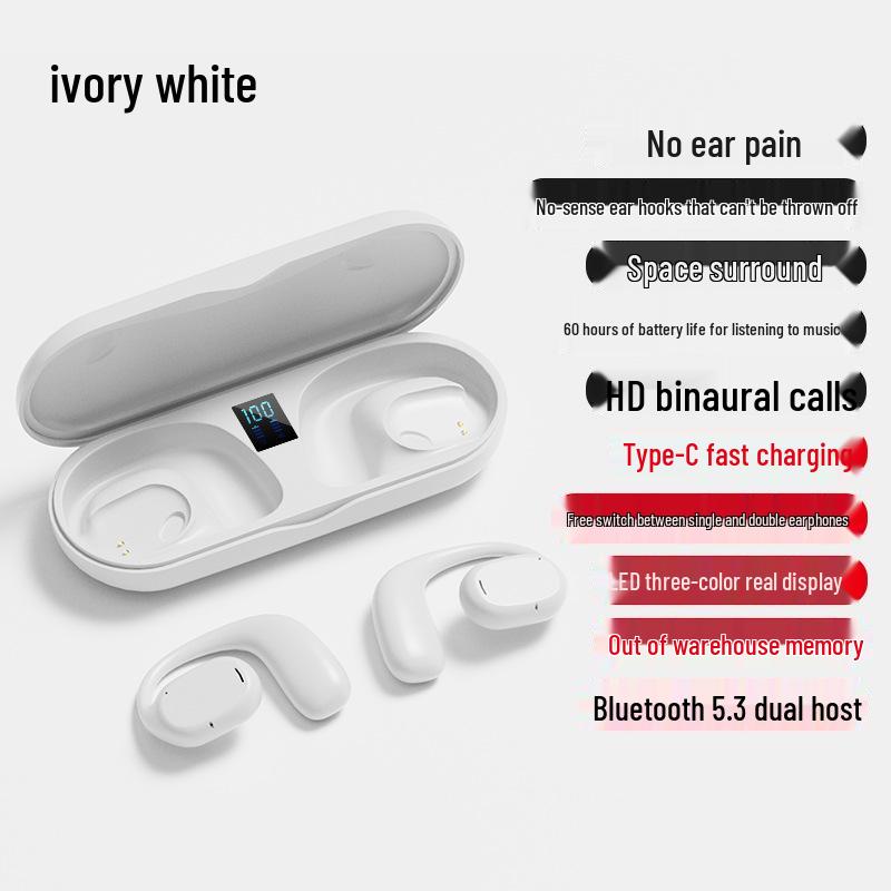 TWS Bone Conduction Wireless Bluetooth 5.2 Sports Earbuds for Running