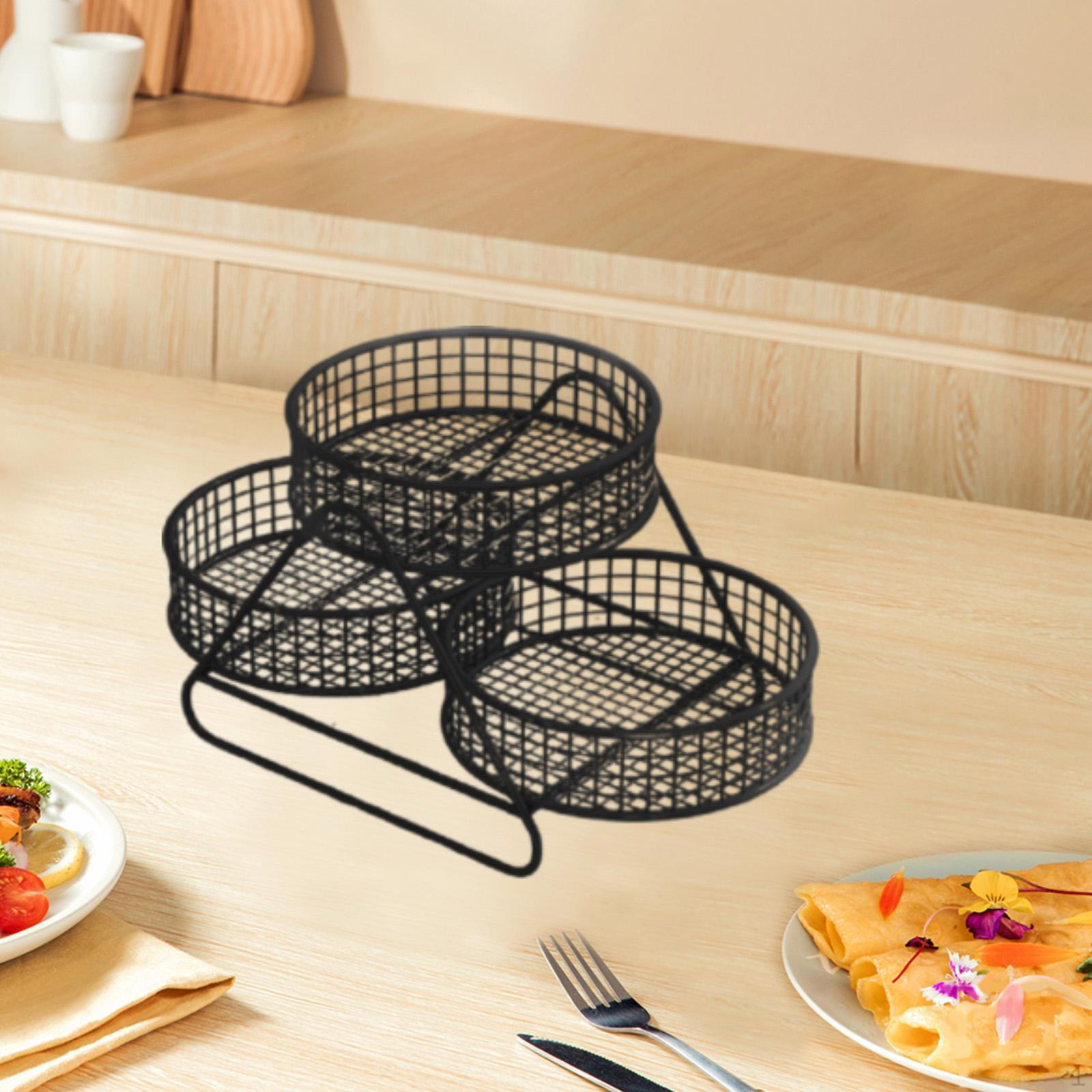 

Корзина для фруктов на столешницу, декоративный органайзер, держатель для хранения, сервировочная миска для