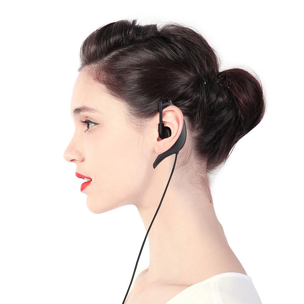 2 way GeneraL purpose Radio Universal K Type Headphone In ear Mic Walkie Talkie Earphone