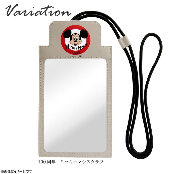 Mickey and Disney Smartphone Compatible with Multiple Including and Includes Shoulder and Smartphone Pouch, Universal, Devices, iPhone, Galaxy, AQUOS.