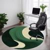 1pc Wave Flow Office Round Area Rug, Indoor Mat Suitable For Office, Under Office Chairs Bedroom Living Room Home Decor, Room Deco