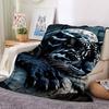 1pc Black Panther Print Blanket Lightweight Blanket Throw Blanket For Sofa, Bed, Travel, Camping, Livingroom, Office, Couch, Chair yy251010051