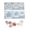 Reusable Heat Resistant Silicone Nail Mold With Elegant Sakuras Shape Manicure Mould For Home Salon and Travel Use