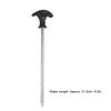 4PCS Camping Tent Pegs Stainless Steel T Shaped Screw in Stakes Ground Anchors for Outdoor Canopy Awning Shed