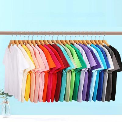 2026 Heißer Verkauf Kinder 100% Baumwolle Einfarbig Rundhals T-Shirt - Weiches & Bequemes Basic Tee KXINKIDT