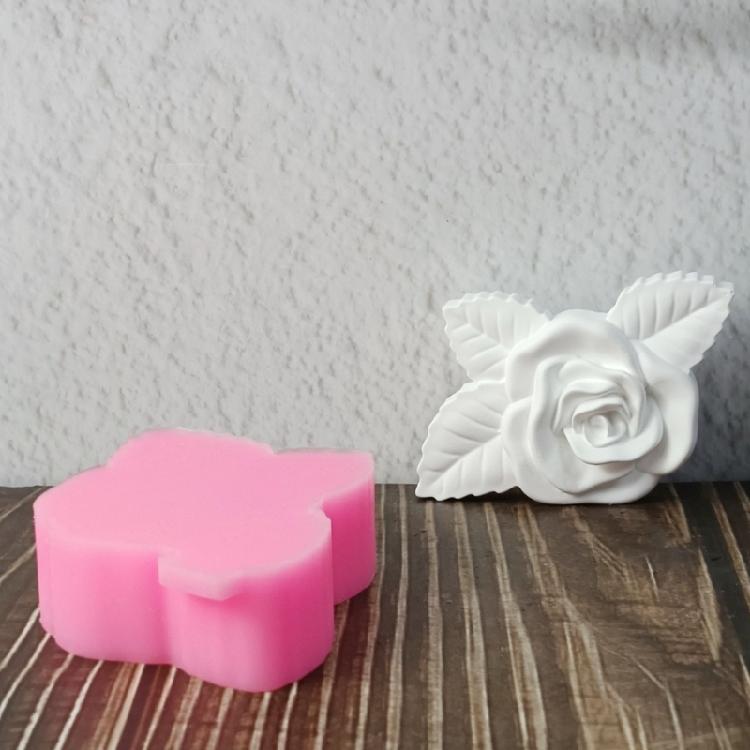 Rose Flower Silicone Candle Molds Food Grade Silicone for Resin Casting Handmade Candle Soap Making Home Decoration