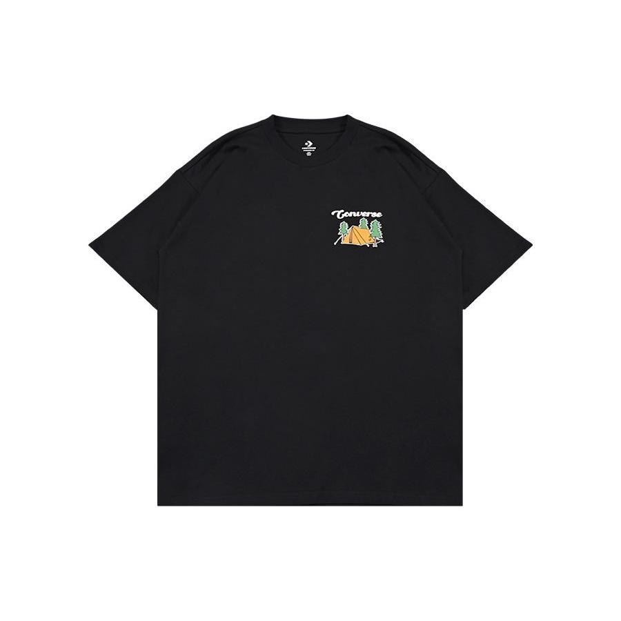 Converse Outdoor Graphic Tee Asia Sizing  Black  Men s 10025882-A02 L