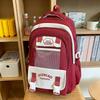 College Wind Schoolbag Female Junior High School Students Cute Transparent Pain Bag Large Capacity Computer Backpack Light Student Tide Backpack.