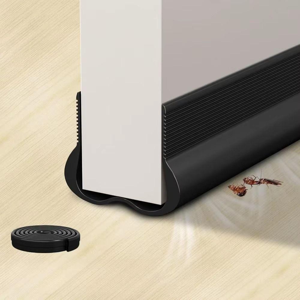 Adhesive Sweep Sealing Strip Under Door 93CM Length Door Joint Windproof Sticker  Noise Reduction