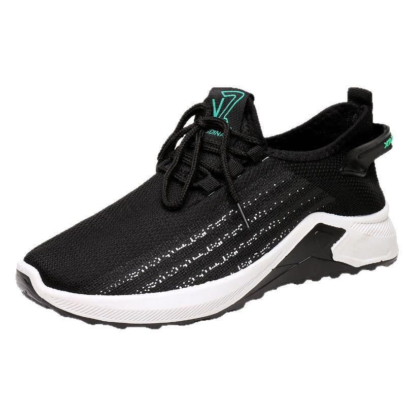 Casual sports shoes Men's shoes Stall mesh breathable running shoes Fashion mesh shoes
