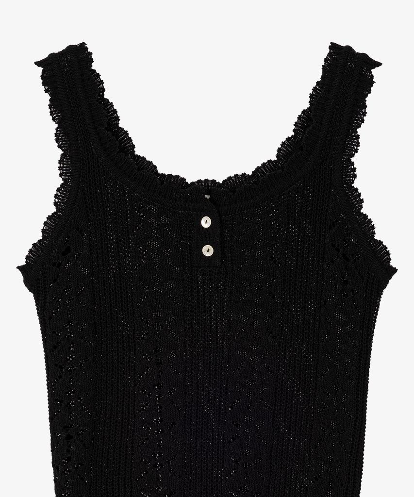 GROVE Kiko Skashi Knit Sleeveless_Black