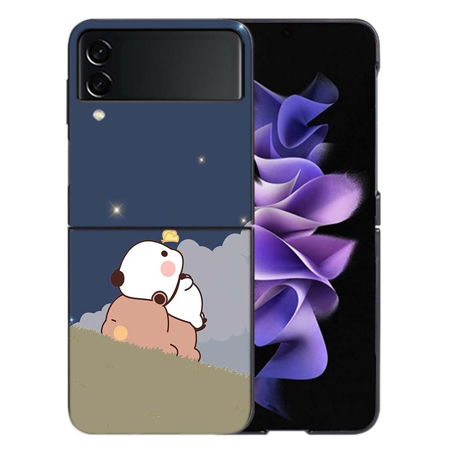 

Cute BuBu DuDu Coque For Samsung Z Flip7 6 Galaxy Case Shockproof Z Flip5 Z Flip3 4 5G Hard Cover Phone TPU PC Hard Funda Galaxy Z Flip 3 5G
