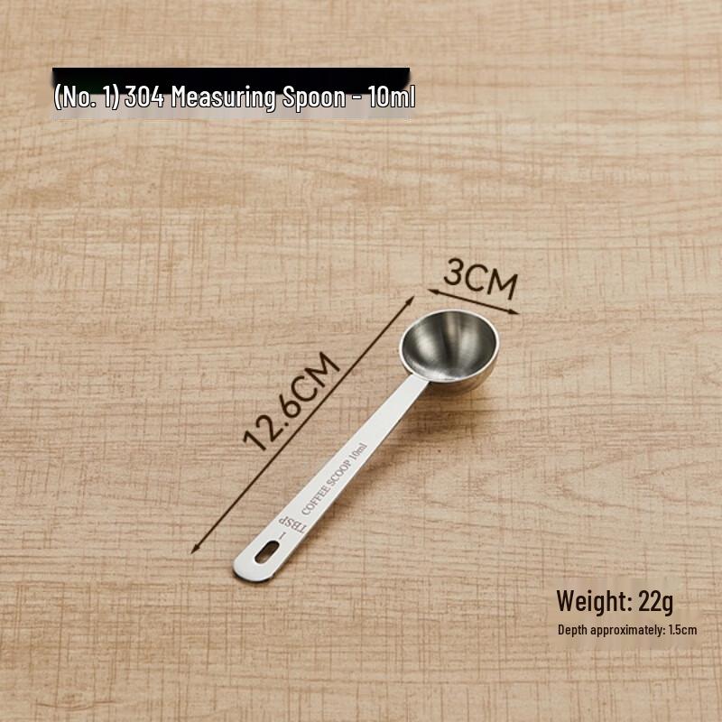 

Мерные ложки для кофе и выпечки из нержавеющей стали 304 10ml