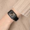 Casio YOUTH series-square three-hand fashion trend business casual versatile simple classic pointer quartz movement resin strap Japanese and MQ-38-1A