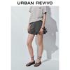 Women's Casual Bow Ruffle High-Waist Shorts