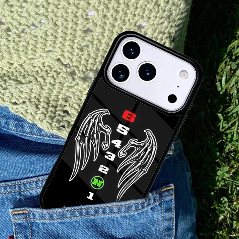 1N23456 Motorcycle Soft Phone Case Cover for IPhone 11 12 13 14 15 16e 17 Pro Max Coque for IPhone 17 Air