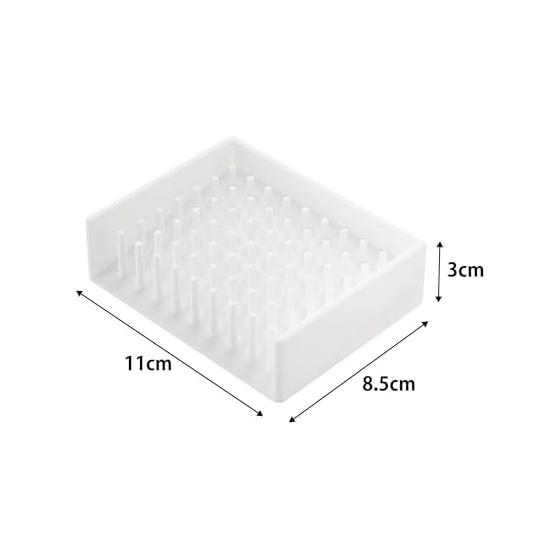 Yamazaki Jitsugyo Drainer Soap Tray Mist White 2991