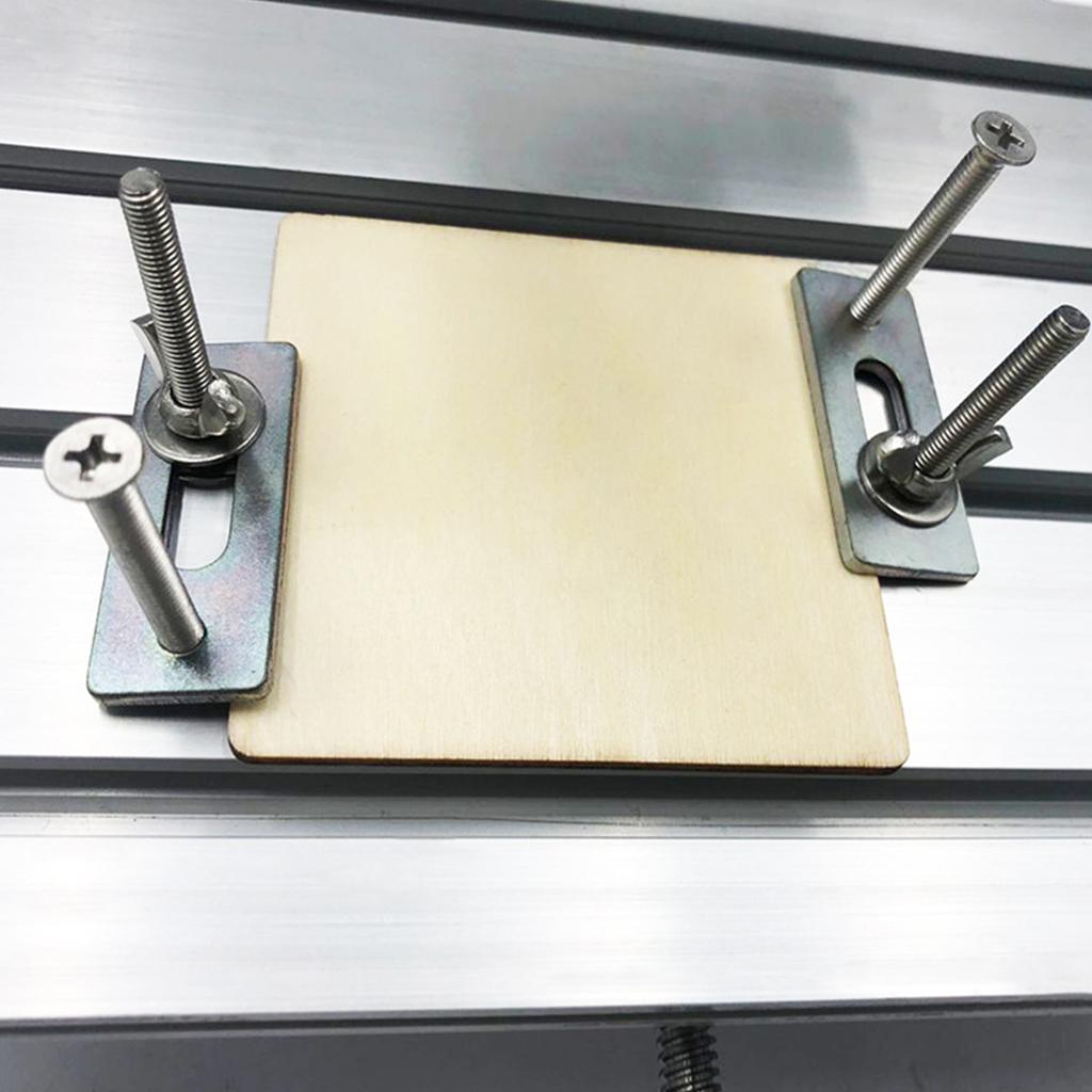 Press Plate Clamp Sets CNC Engraving Machine Part Pressure Plate Clamp Fixture For T-slot Working Table Replacement