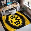 Borussia Dortmund Teppich, Teppich, für Bürostuhl Wohnzimmer Schlafzimmer Küchenraum Dekor Geschenke.