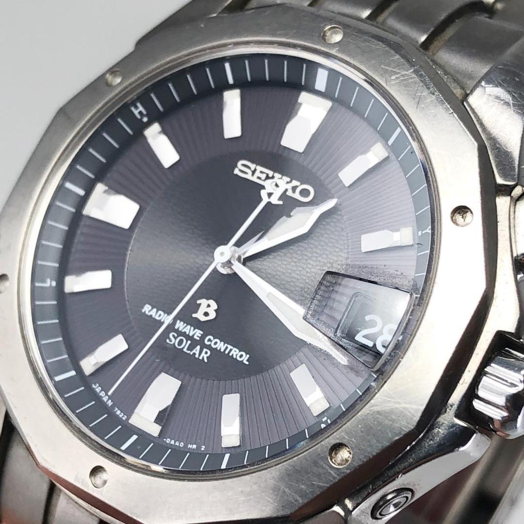 [USED] Seiko / Brightz Titanium 7B22-0AC0 / Solar Radio Controlled