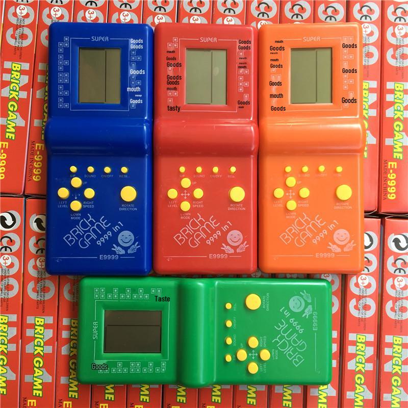 Klassische Mini Tetris Konsole: Nostalgisches Handheld-Spiel für Kinder