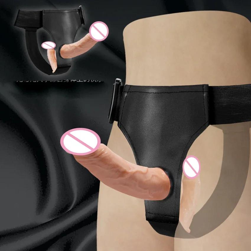 Solid Double-headed Simulated Penis for Women To Wear Lala Les Masturbation Device Sex Products