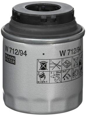 MANN-FILTER Automotive Element Part Number: W712/94 W712/94 03C115561H..