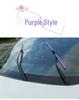 Colorful, Universal, Bone-Free Front Wiper Blade with Rubber Strip for Car Windshields