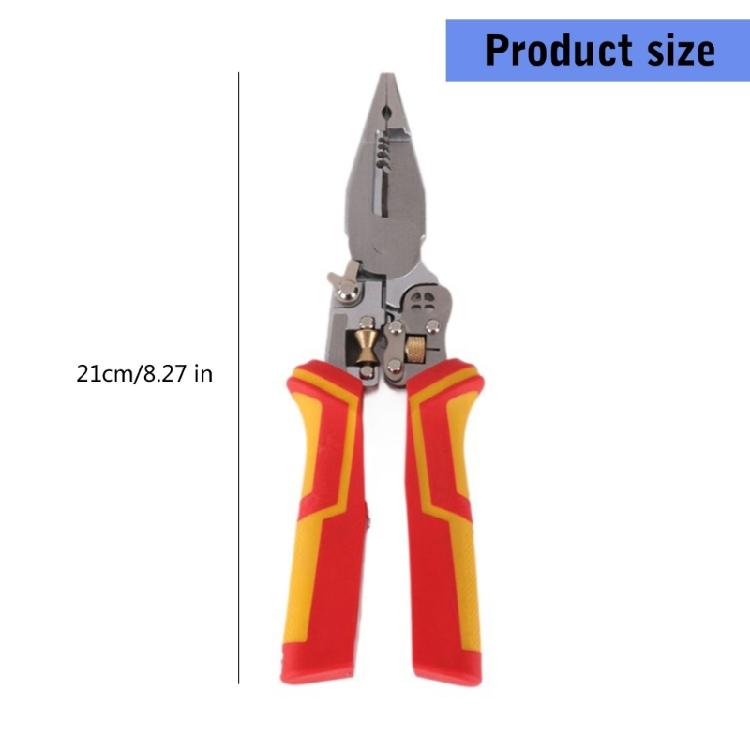 Wire Stripper Tool Wire Stripper Wire Crimper Wire Crimping Tool Multifunctional Electrician Pliers for Clamping