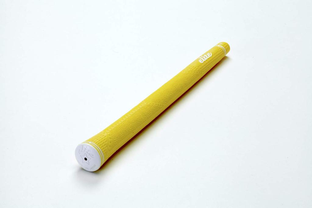 Elitegrips Golf Grips CX46 7 Piece Set Acid Yellow with Backline