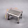 Stainless Steel Stool Durable Beautiful Corrosion Resistant Bathroom Shower Vegetable Picking Stool Home Use