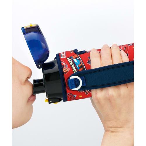 Skater Direct Drinking Stainless Steel Water Bottle, 470ml, with Bottle Cover, Cars 17 Disney, KSDC4