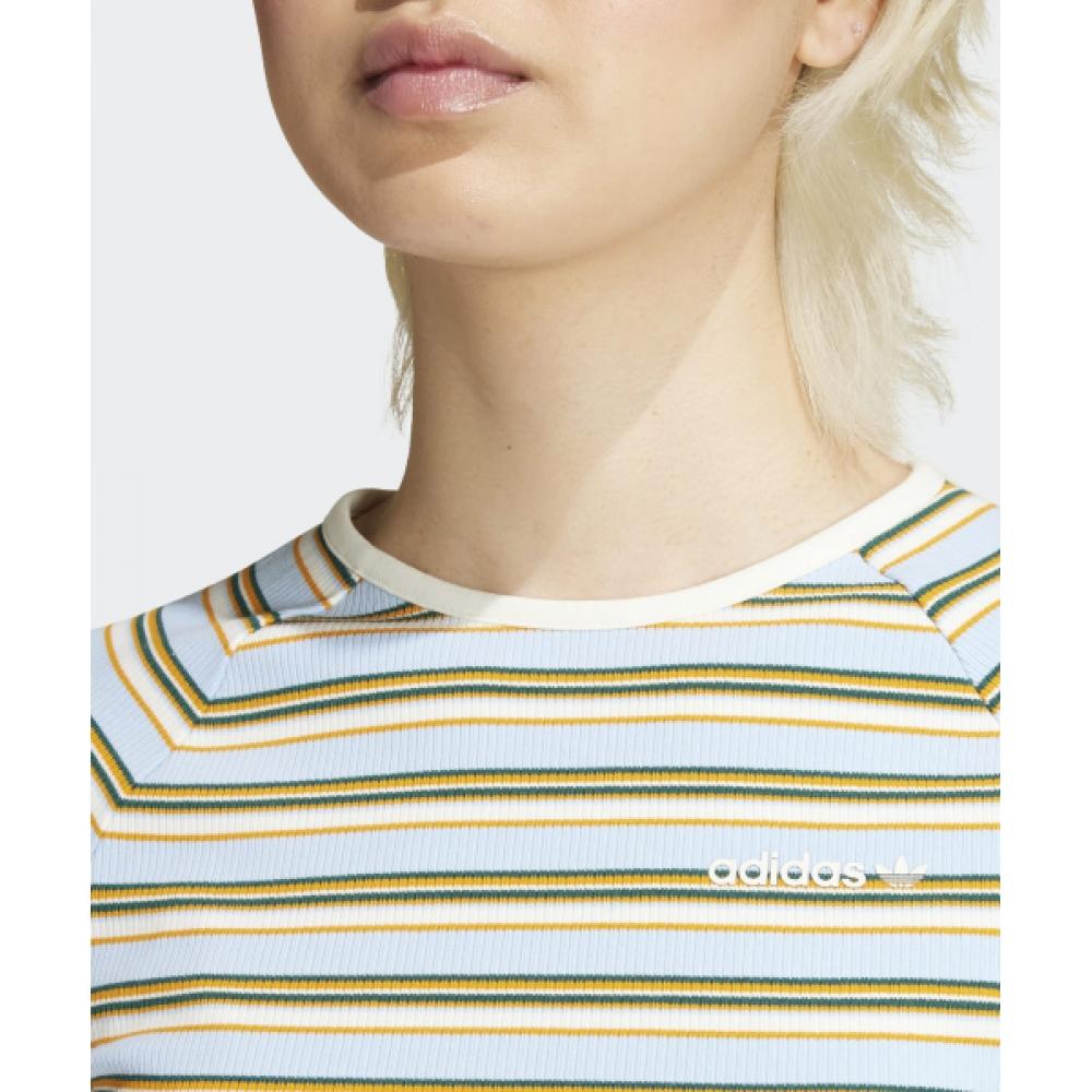 Tシャツ・カットソー adidas Lip Stripe Tee Sky Blue JC6167 Buy Adidas Lip Stripe Tee Sky Blue Jc6167 at affordable